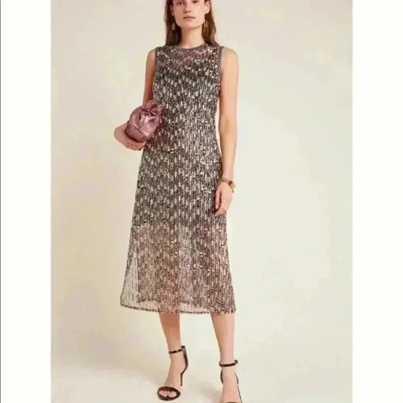 Anthropologie Corey Lynn Calter Sequin Dress - Picture 3 of 7